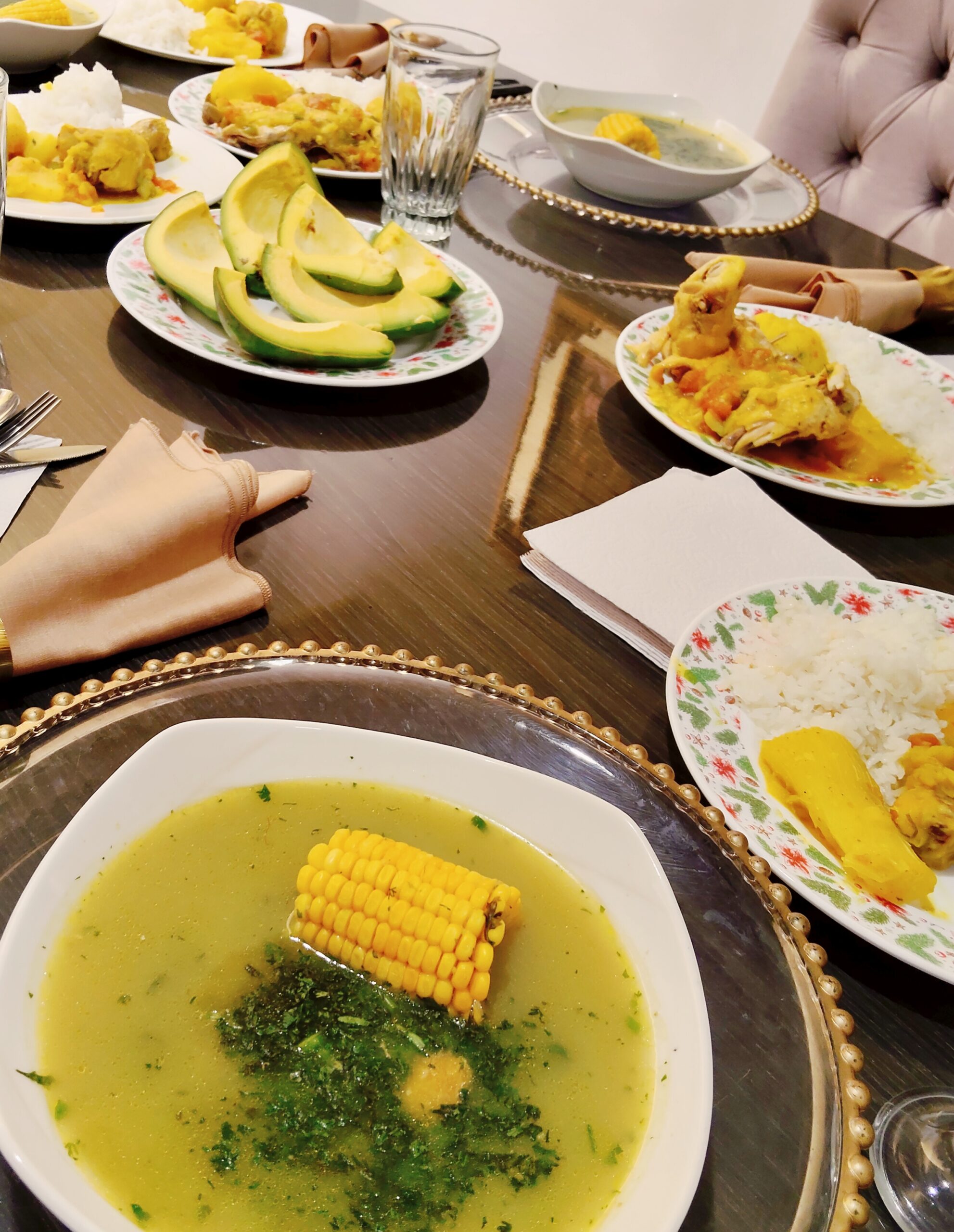 コロンビア料理サンコチョ